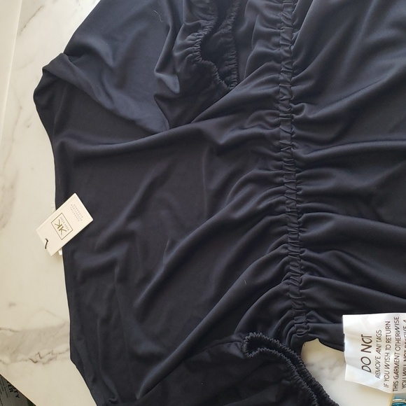 KOH KOHLong  One Shoulder Flowy 3/4  Sleeve Maxi Dress in Black Size M - Picture 9 of 14